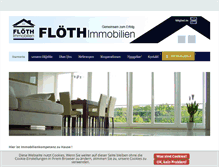 Tablet Screenshot of floeth-immobilien.de